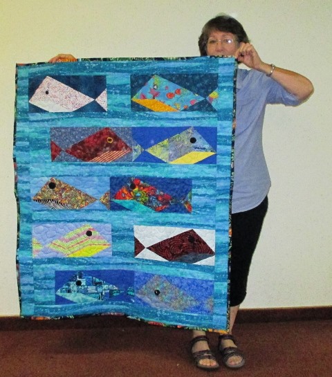 Mary Wood - Fish Block of the Month